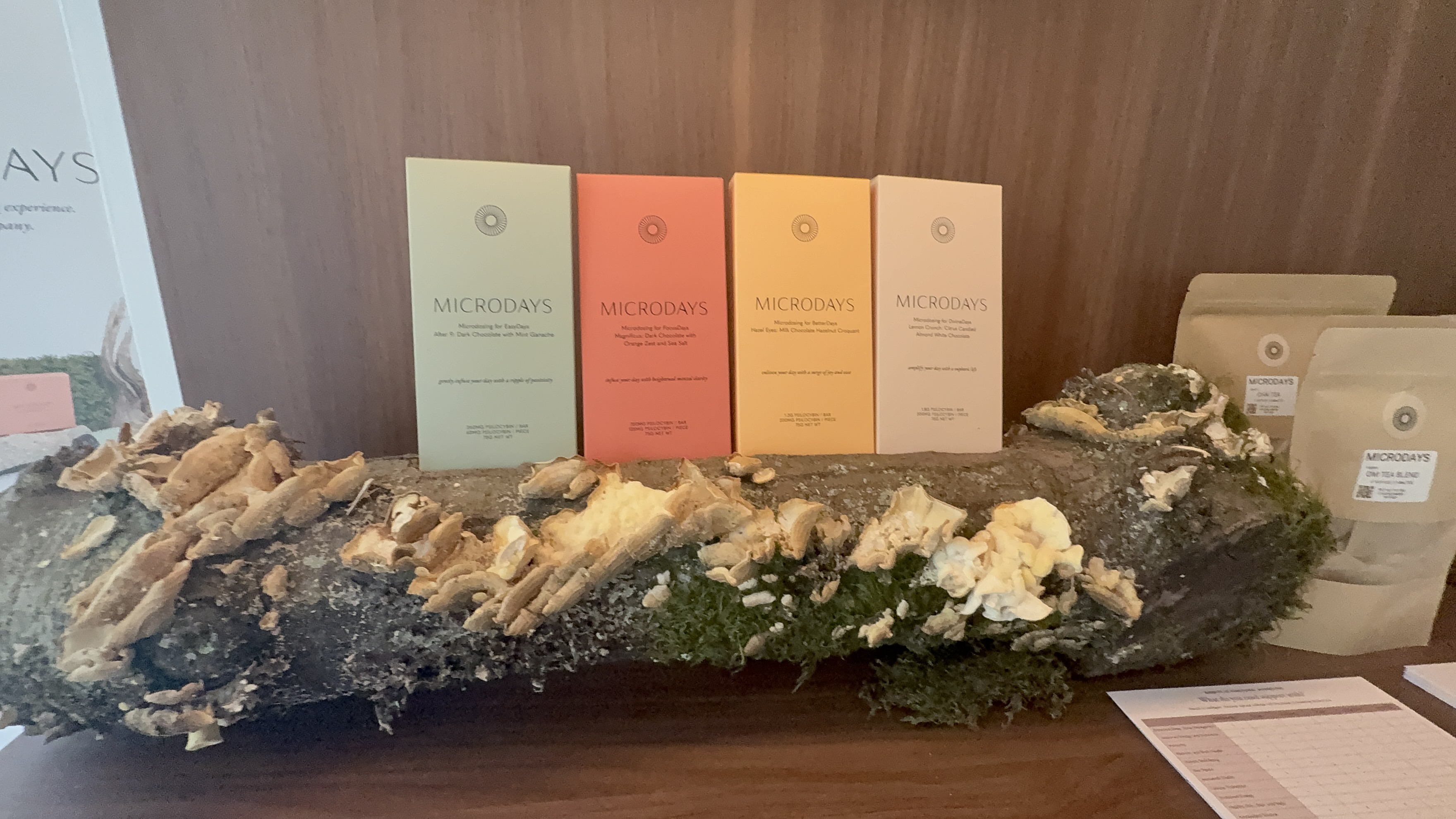 A MicroDays display at Ritual Urban Retreat